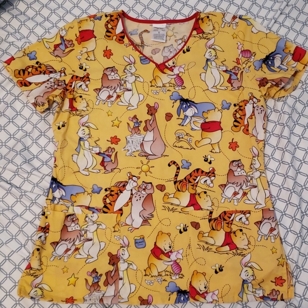 Disney scrub top